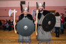 Staurt Barton (L), Chris Dyer - Guizer Jarl Squad at Bressay Hall - Bressay Up Helly-Aa 28 February 2014