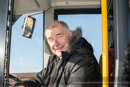 Ian Bruce - driver for the Jarl Squad - Bressay Up Helly-Aa 28 February 2014