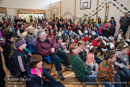 Guizer Jarl Keith Lobban and his squad at Dunrossness Primary School - South Mainland Up Helly-Aa 2014