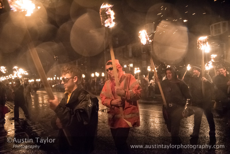 for Up Helly-Aa 2017 - Guizer Jarl Lyall Gair as "Sweyn 'Forkbeard' Haraldsson" with his Galley "Falcon" 31 Jan in Lerwick, Shetland