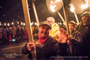 for Up Helly-Aa 2017 - Guizer Jarl Lyall Gair as "Sweyn 'Forkbeard' Haraldsson" with his Galley "Falcon" 31 Jan in Lerwick, Shetland