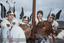 Scalloway Fire Festival 2018 with Jarl Ragnar Sutrika Lothbrok (Leslie Wills Setrice) and his galley Jörmungandr