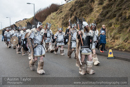 Scalloway Fire Festival 2018 with Jarl Ragnar Sutrika Lothbrok (Leslie Wills Setrice) and his galley Jörmungandr