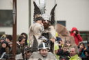 Scalloway Fire Festival 2018 with Jarl Ragnar Sutrika Lothbrok (Leslie Wills Setrice) and his galley Jörmungandr
