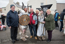 Scalloway Fire Festival 2018 with Jarl Ragnar Sutrika Lothbrok (Leslie Wills Setrice) and his galley Jörmungandr