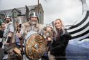 Scalloway Fire Festival 2018 with Jarl Ragnar Sutrika Lothbrok (Leslie Wills Setrice) and his galley Jörmungandr