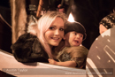 Scalloway Fire Festival 2018 with Jarl Ragnar Sutrika Lothbrok (Leslie Wills Setrice) and his galley Jörmungandr