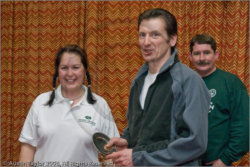 Prize winner at the Awards Ceremony at the Hilton Hotel, Coylumbridge for the 25th Anniversary Siberian Husky Club of Great Britain Aviemore Sled Dog Rally 2008