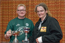 Prize winner at the Awards Ceremony at the Hilton Hotel, Coylumbridge for the 25th Anniversary Siberian Husky Club of Great Britain Aviemore Sled Dog Rally 2008
