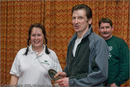 Prize winner at the Awards Ceremony at the Hilton Hotel, Coylumbridge for the 25th Anniversary Siberian Husky Club of Great Britain Aviemore Sled Dog Rally 2008