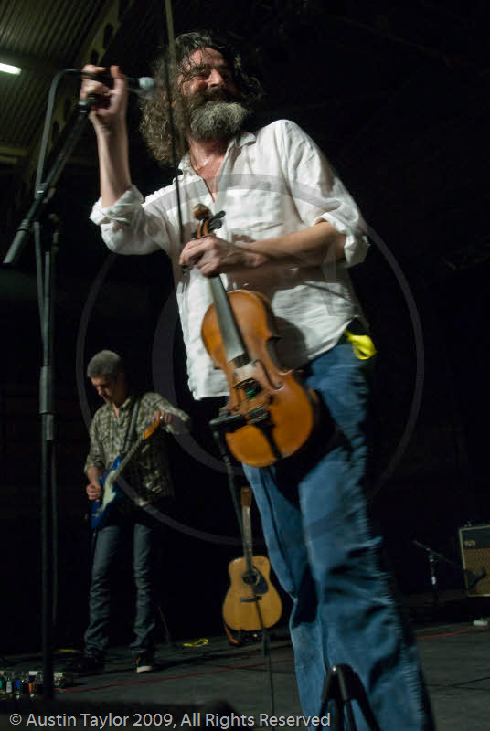 Shooglenifty play the Clickimin Centre at the 29th Shetland Folk Festival 2009