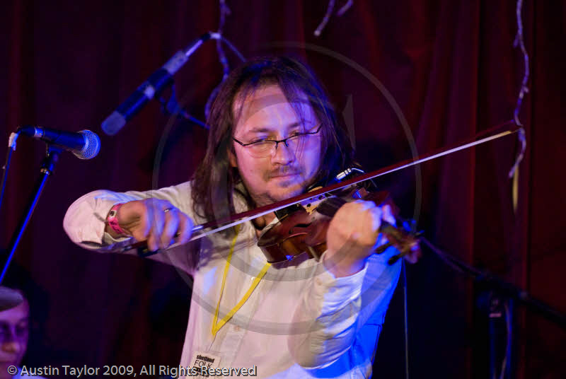 Janni Lang Band play the Royal British Legion, Lerwick at the 29th Shetland Folk Festival 2009