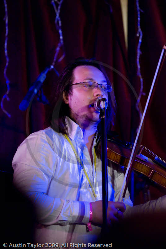 Janni Lang Band play the Royal British Legion, Lerwick at the 29th Shetland Folk Festival 2009