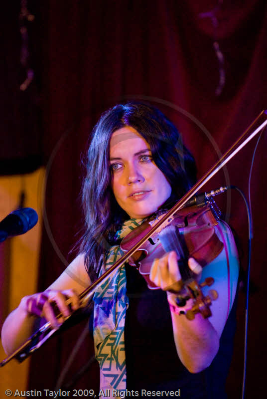 Madison Violet play the Royal British Legion, Lerwick at the 29th Shetland Folk Festival 2009