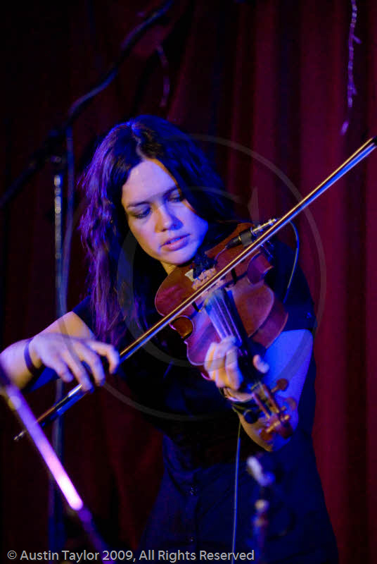 Madison Violet play the Royal British Legion, Lerwick at the 29th Shetland Folk Festival 2009