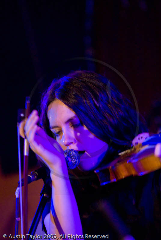 Madison Violet play the Royal British Legion, Lerwick at the 29th Shetland Folk Festival 2009
