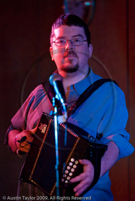 Janni Lang Band play the Royal British Legion, Lerwick at the 29th Shetland Folk Festival 2009