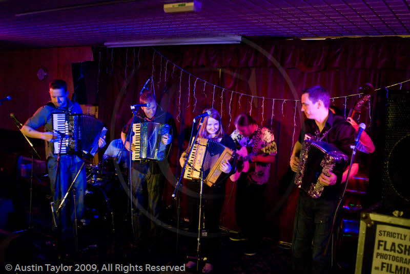 Box Club play the Royal British Legion, Lerwick at the 29th Shetland Folk Festival 2009