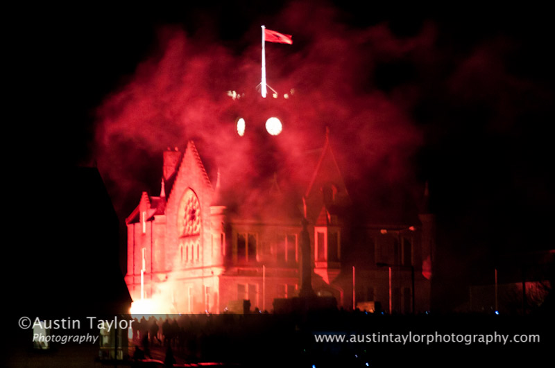 Up Helly-Aa 2011: evening procession and galley burning