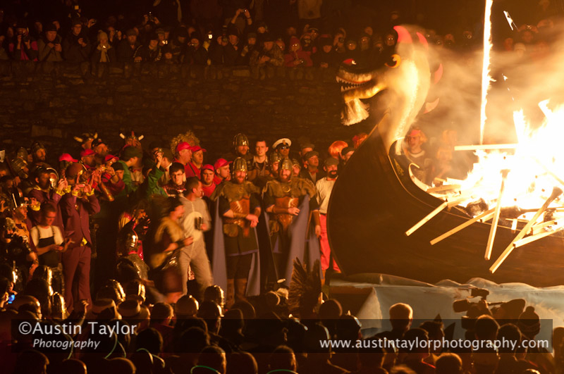 Up Helly-Aa 2011: evening procession and galley burning