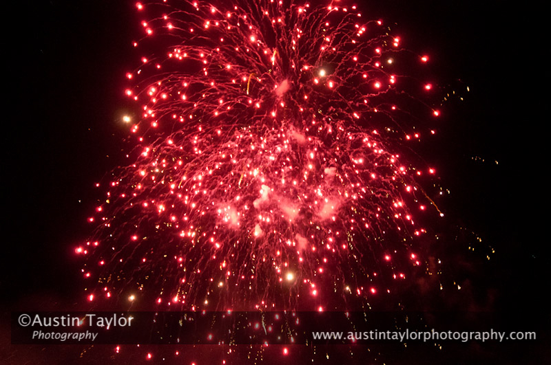 Up Helly-Aa 2011: evening procession and galley burning - fireworks
