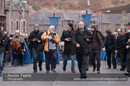 Up Helly-Aa 2011: morning procession - crowd and photographers, Commercial Road