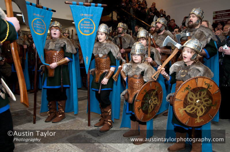 Up Helly-Aa 2011: at Lerwick Museum  and Archives - Jarl Squad