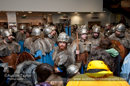 Up Helly-Aa 2011: at Lerwick Museum  and Archives - Jarl Squad