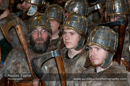 Up Helly-Aa 2011: Guizer Jarl John Hunter as Johan Sanderrevet of Valsgärde, Sweden visits Sound Hall with his Jarl Squad