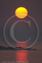 Sunset west of Burra, Shetland