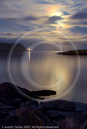 Brei Wick, Lerwick, by Moonlight
