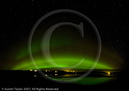 Aurora at Wadbister Voe, Shetland, 18 October 2007