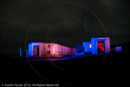 Mirrie Dancers Illuminations - former listening station, Garths Ness, Dunrossness, Shetland