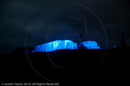 Mirrie Dancers Illuminations - former listening station, Garths Ness, Dunrossness, Shetland