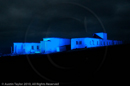 Mirrie Dancers Illuminations - former listening station, Garths Ness, Dunrossness, Shetland