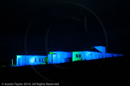 Mirrie Dancers Illuminations - former listening station, Garths Ness, Dunrossness, Shetland