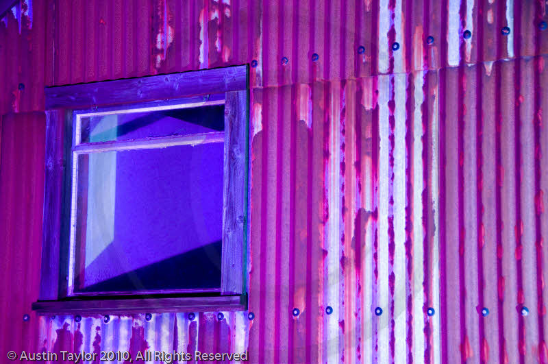 Mirrie Dancers Illuminations - Tin Shed, Haroldswick, Unst