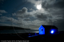 Mirrie Dancers Illuminations - Tin Shed, Haroldswick, Unst