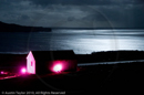 Mirrie Dancers Illuminations - Tin Shed, Haroldswick, Unst