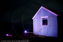 Mirrie Dancers Illuminations - Tin Shed, Haroldswick, Unst