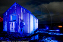 Mirrie Dancers Illuminations - Tin Shed, Haroldswick, Unst