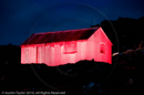 Mirrie Dancers Illuminations - Tin Shed, Haroldswick, Unst