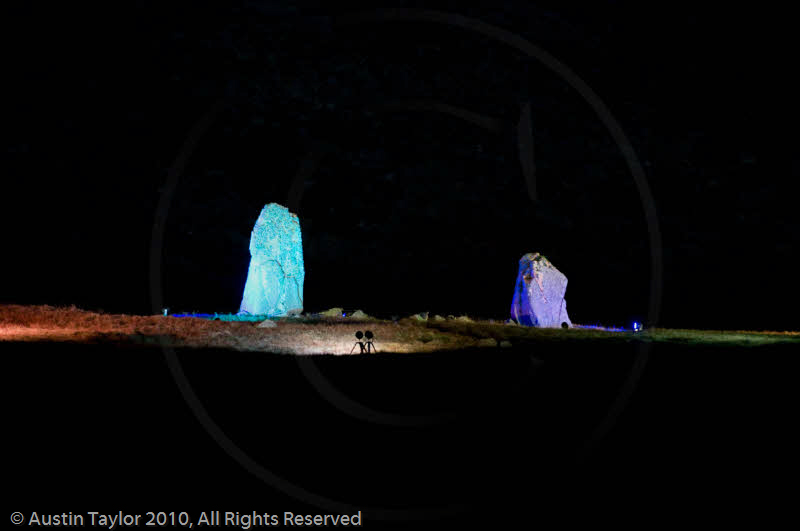 Mirrie Dancers Illuminations - Giant's Grave, Lochend, Northmavine
