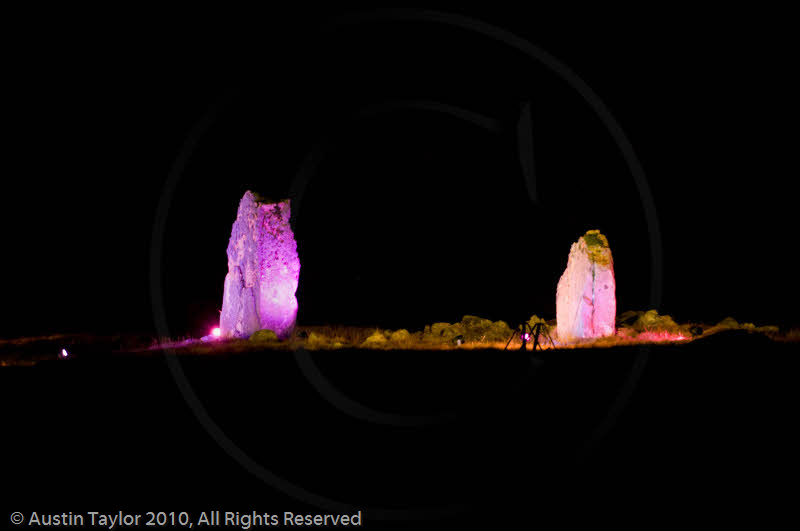 Mirrie Dancers Illuminations - Giant's Grave, Lochend, Northmavine
