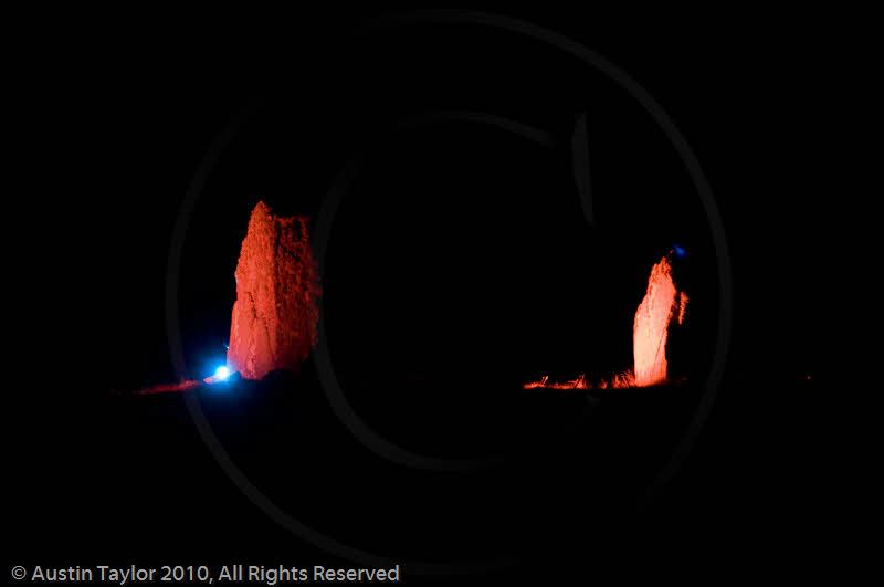 Mirrie Dancers Illuminations - Giant's Grave, Lochend, Northmavine