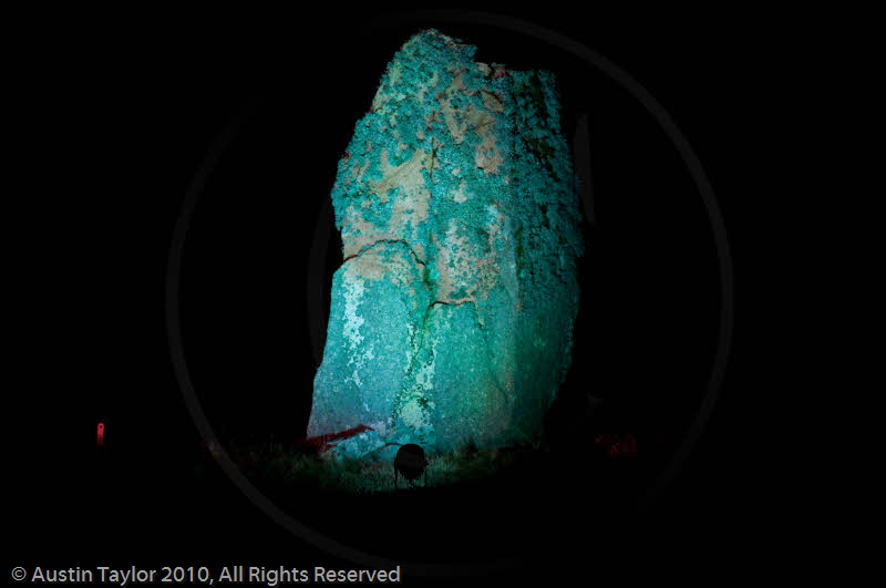Mirrie Dancers Illuminations - Giant's Grave, Lochend, Northmavine