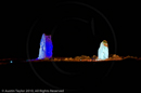 Mirrie Dancers Illuminations - Giant's Grave, Lochend, Northmavine