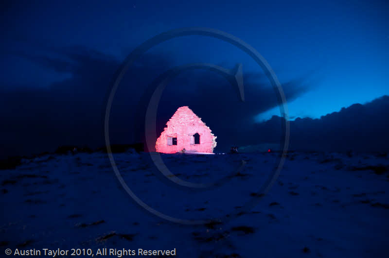 Mirrie Dancers Illuminations - Auld Chapel, Longfield, Dunrossness