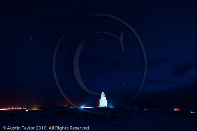 Mirrie Dancers Illuminations - Auld Chapel, Longfield, Dunrossness