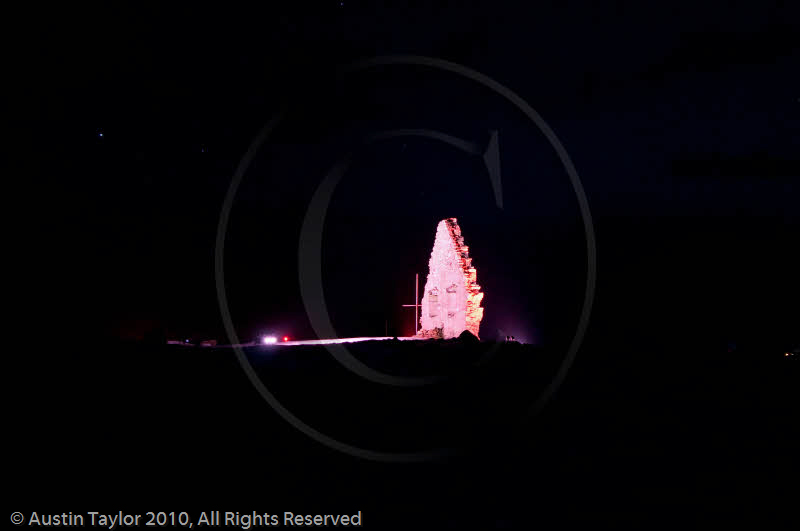 Mirrie Dancers Illuminations - Auld Chapel, Longfield, Dunrossness